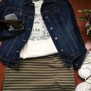 MAX EDITION STOPPED PENCIL SKIRT SIZE SMALL